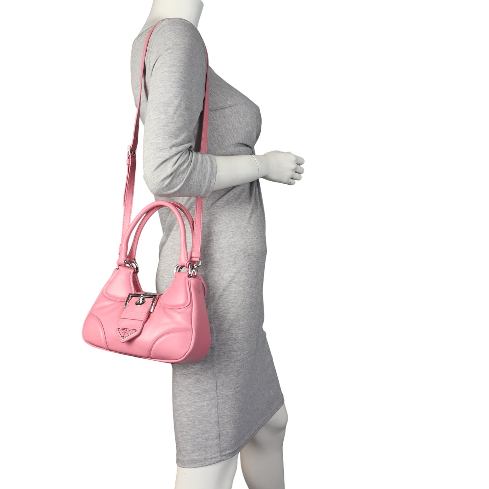 Prada Leather Moon Tote