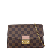 Louis Vuitton Croisette Wallet on Chain Damier Ebene