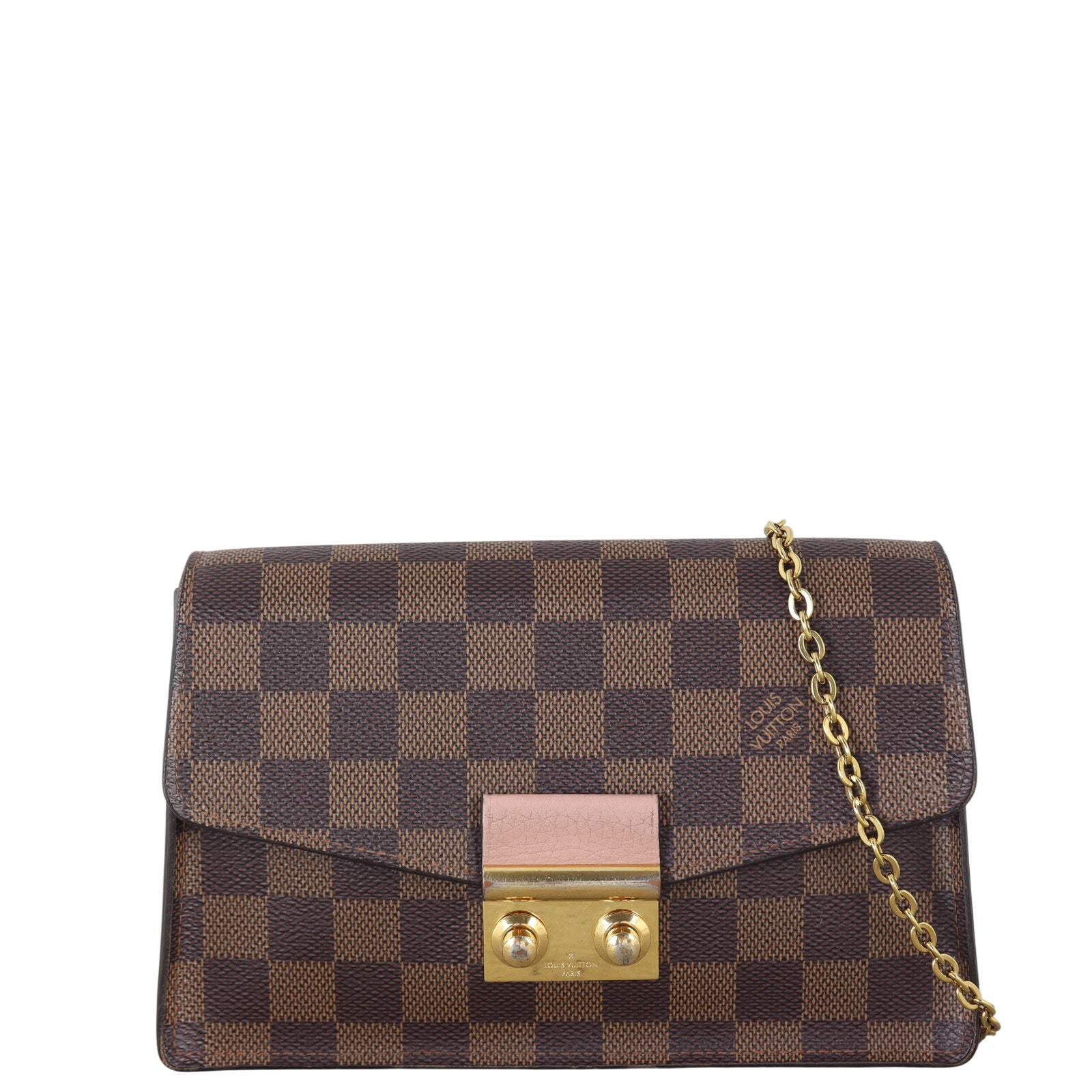Louis Vuitton Croisette Wallet on Chain Damier Ebene