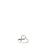 Tiffany & Co Paloma Picasso Loving Heart 18k White Gold Ring
