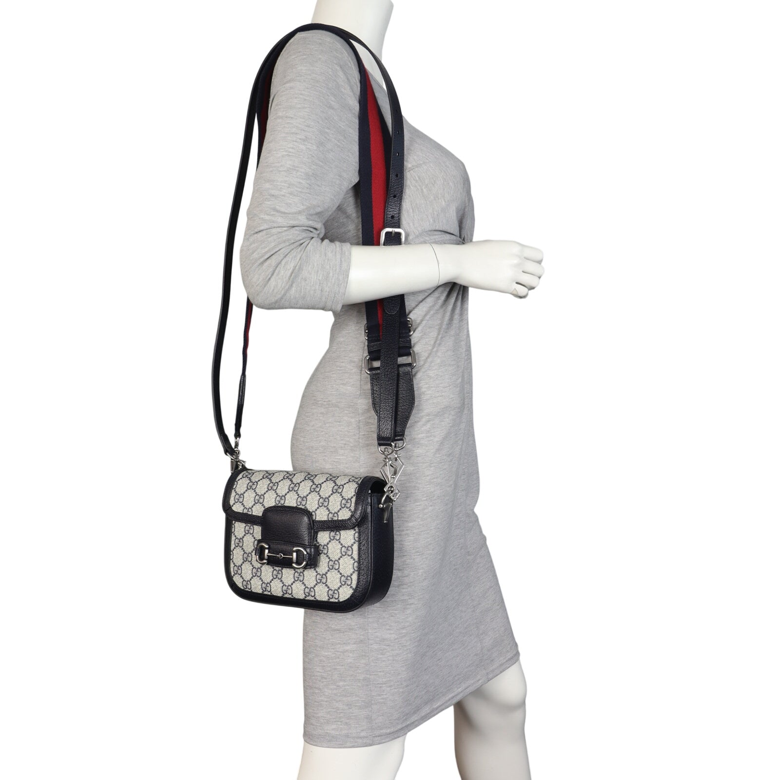 Gucci GG Supreme Horsebit 1955 Shoulder Bag Mini