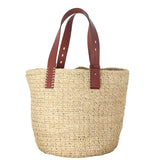 Chloe Straw Basket Bag Medium