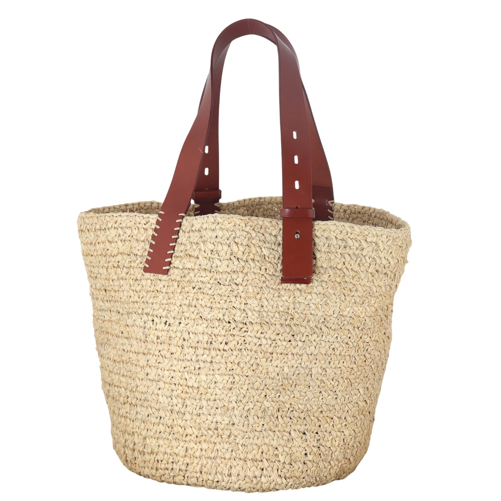Chloe Straw Basket Bag Medium