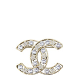 Chanel Crystal CC Brooch