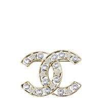 Chanel Crystal CC Brooch