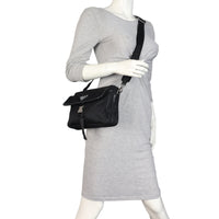Prada Re-Nylon Saffiano Single Buckle Shoulder Bag