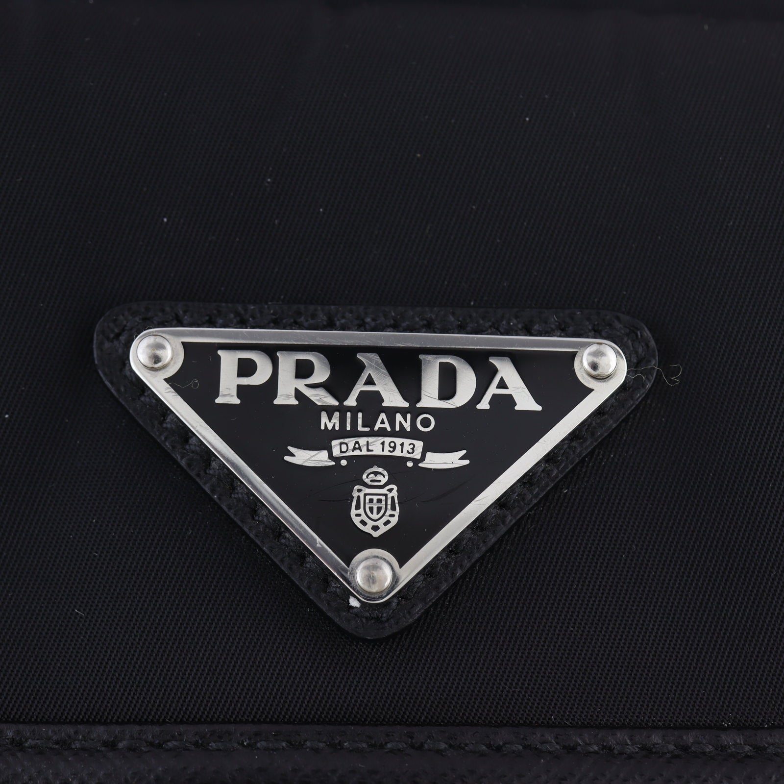 Prada Re-Nylon Saffiano Single Buckle Shoulder Bag