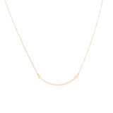 Tiffany & Co T Smile Pendant Small 18k Rose Gold Necklace