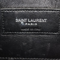 Saint Laurent Kate Tassel Chain Bag Small Croc-Embossed