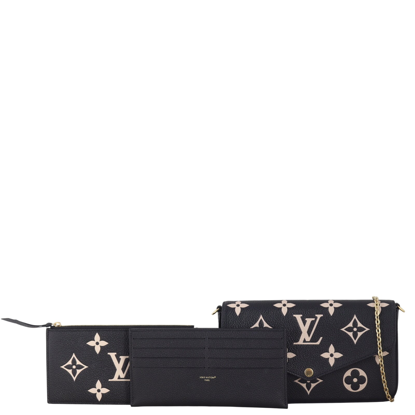 Louis Vuitton Pochette Felicie Monogram Empreinte Giant Bicolour