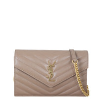 Saint Laurent Cassandre Envelope Chain Wallet