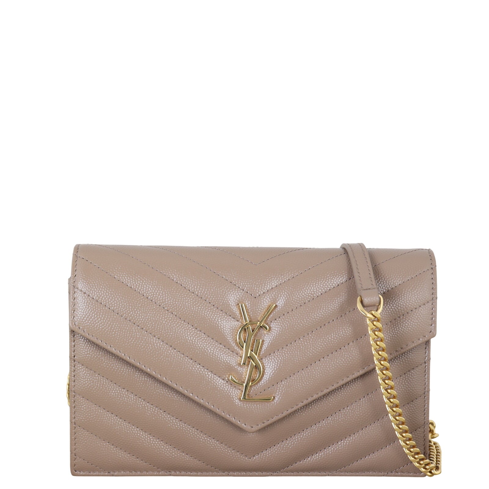 Saint Laurent Cassandre Envelope Chain Wallet