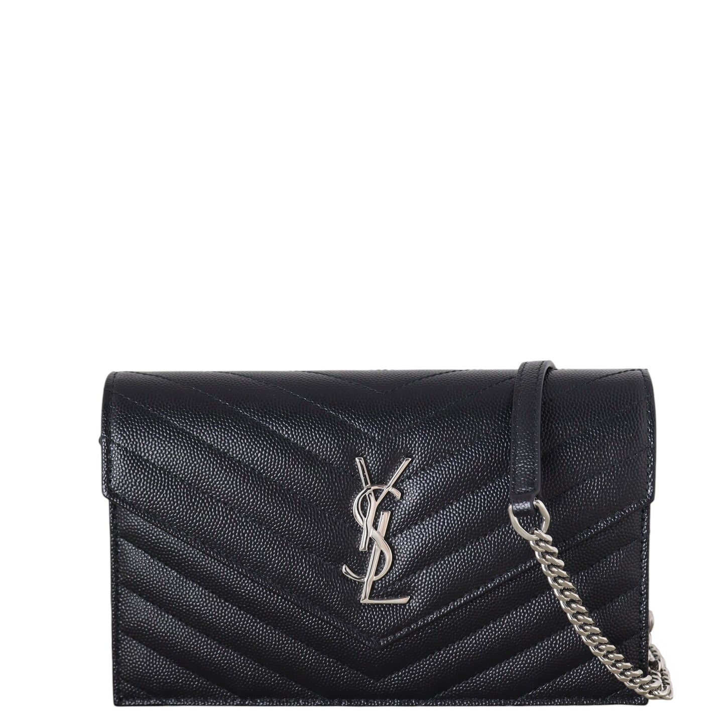 Saint Laurent Cassandre Envelope Chain Wallet