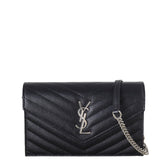Saint Laurent Cassandre Envelope Chain Wallet