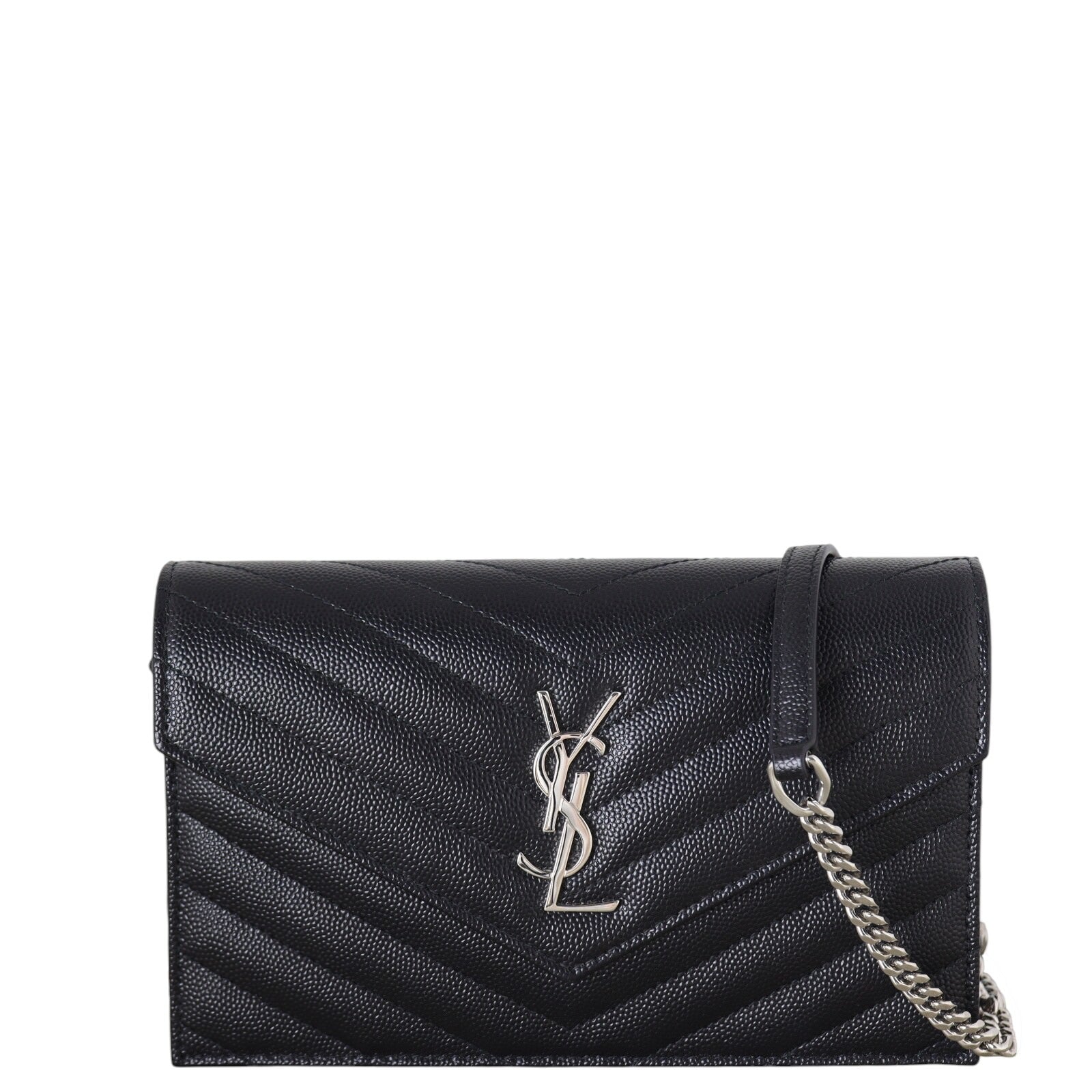 Saint Laurent Cassandre Envelope Chain Wallet