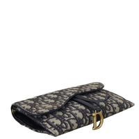 Dior Saddle Wallet on Chain Oblique
