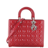 Dior Lady Dior Large Patent