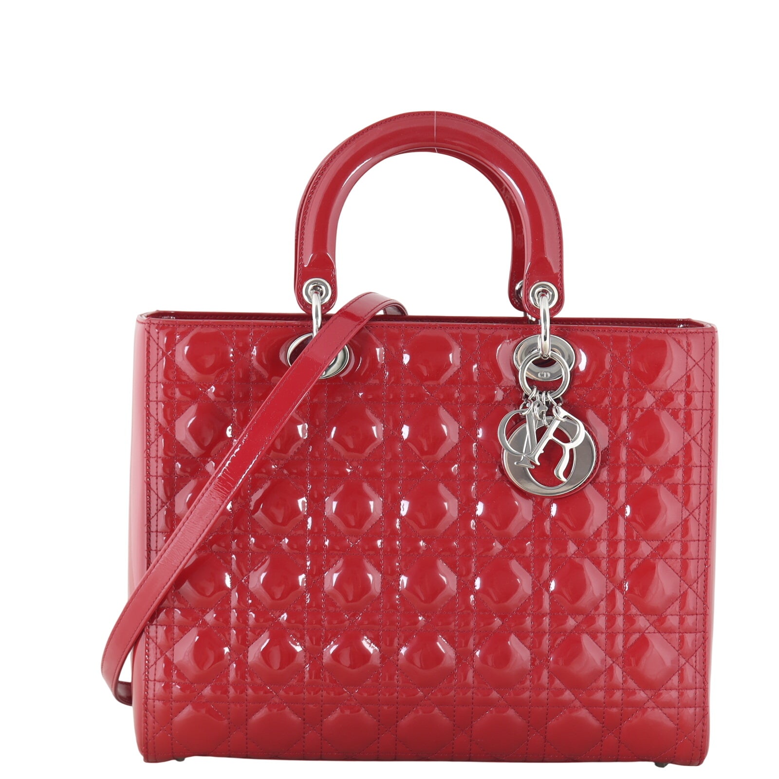 Dior Lady Dior Large Patent