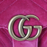 Gucci GG Marmont Velvet Mini Shoulder Bag