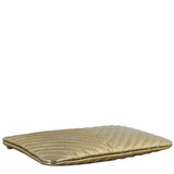 Chanel Chevron O-Case Medium Metallic