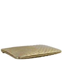 Chanel Chevron O-Case Medium Metallic