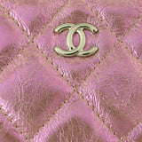 Chanel Classic O-Case Pouch Metallic Medium