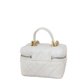Chanel Top Handle Vanity Case Chain Bag Mini