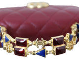 Chanel CC Enamel Top Handle Flap Bag Mini