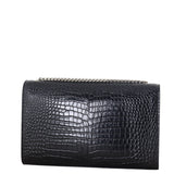 Saint Laurent Kate Tassel Chain Bag Medium Croc-Embossed