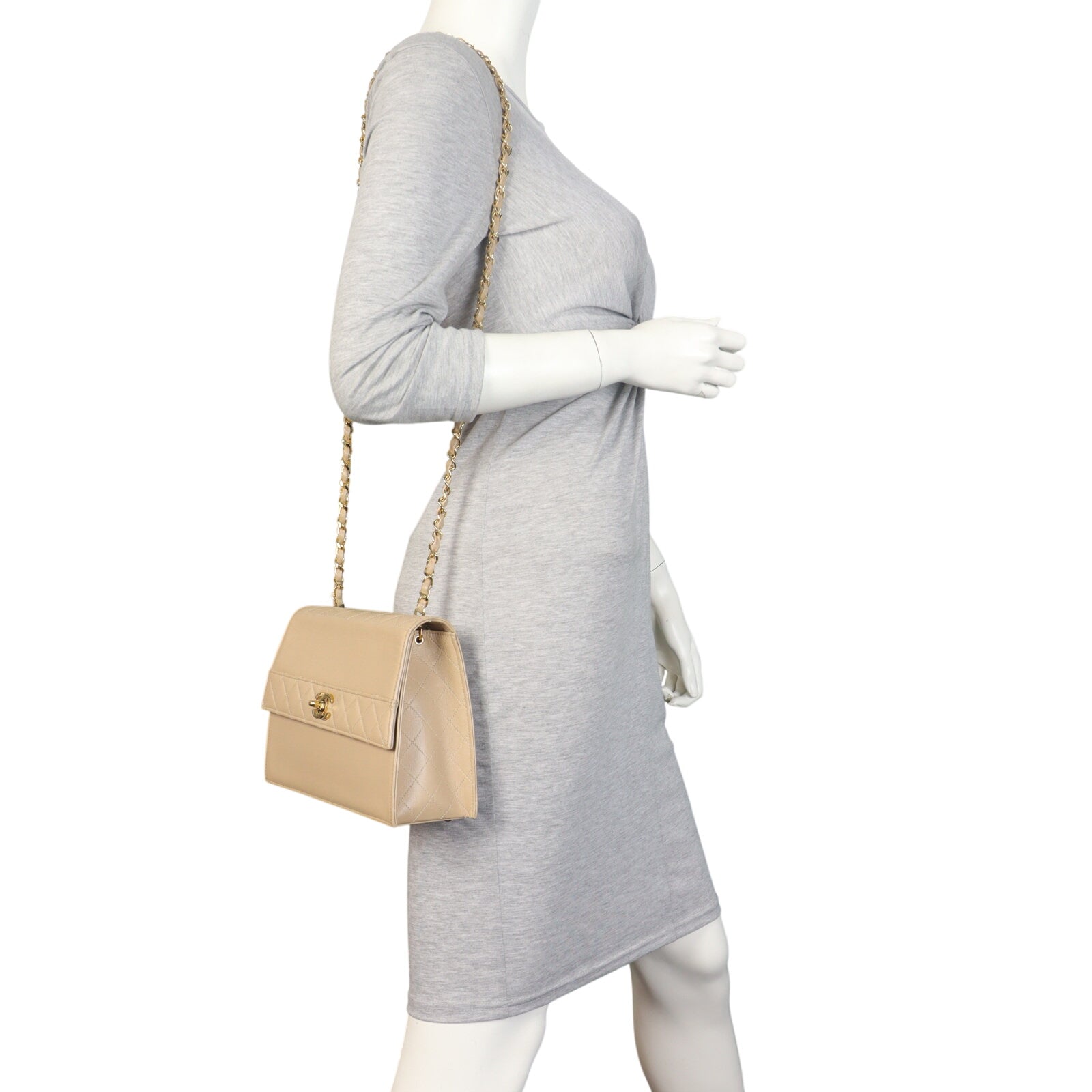 Chanel Vintage Trapezoid Flap Bag