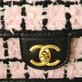 Chanel CC Top Handle Flap Bag Tweed