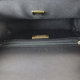 Chanel CC Top Handle Flap Bag Tweed