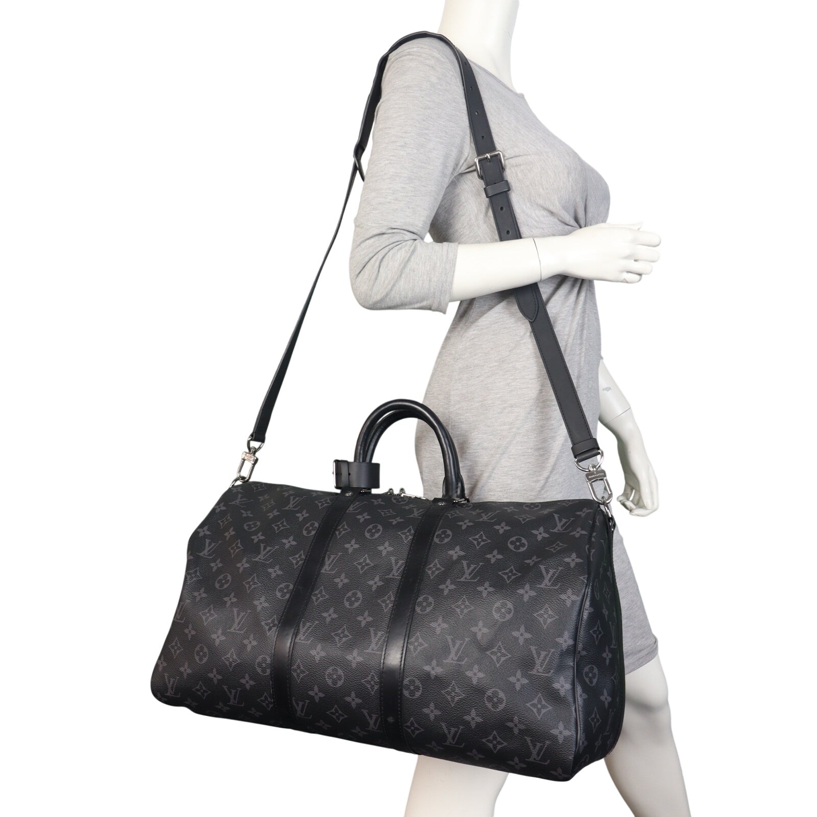 Louis Vuitton Keepall 45 Bandouliere Monogram Eclipse