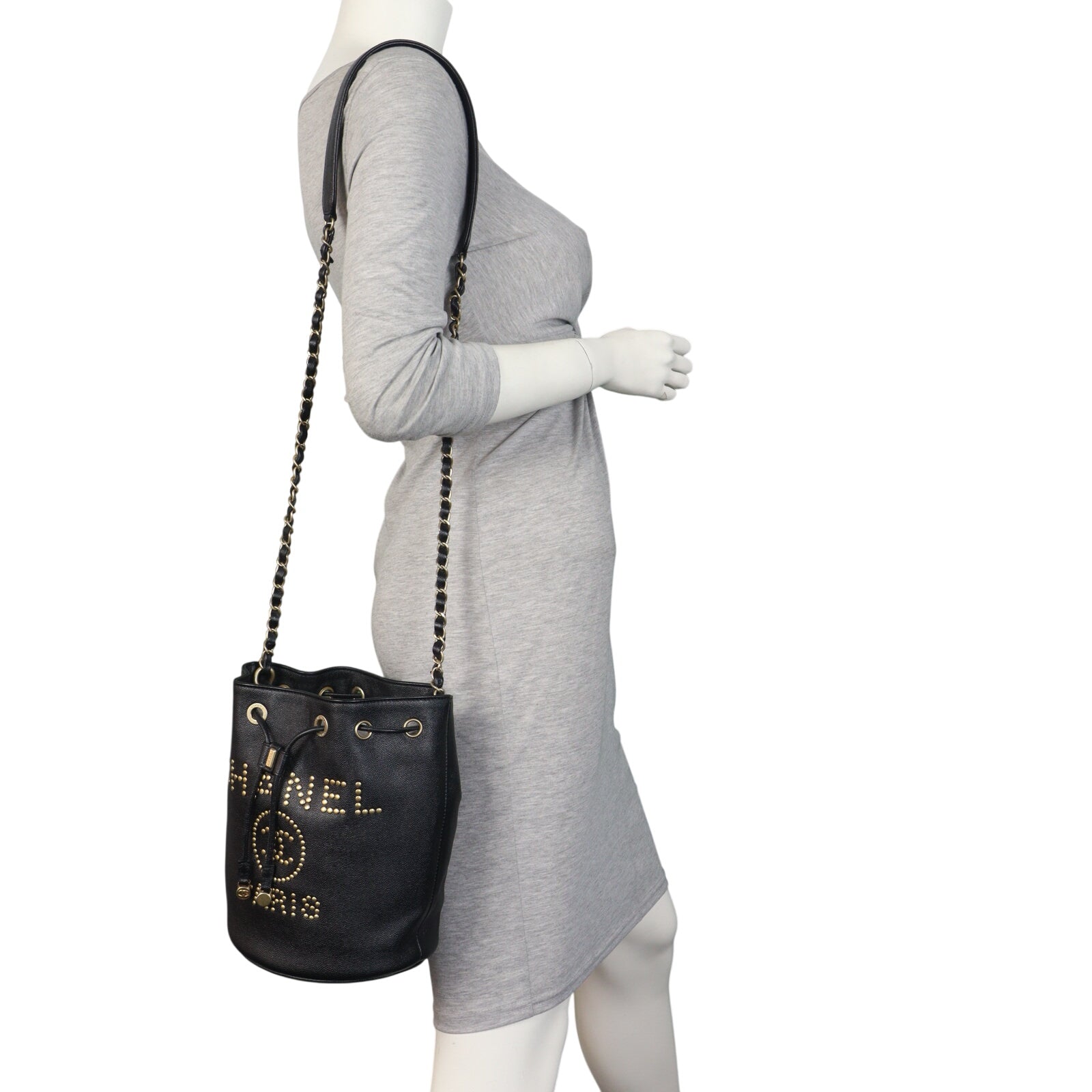 Chanel Deauville Drawstring Bucket Bag