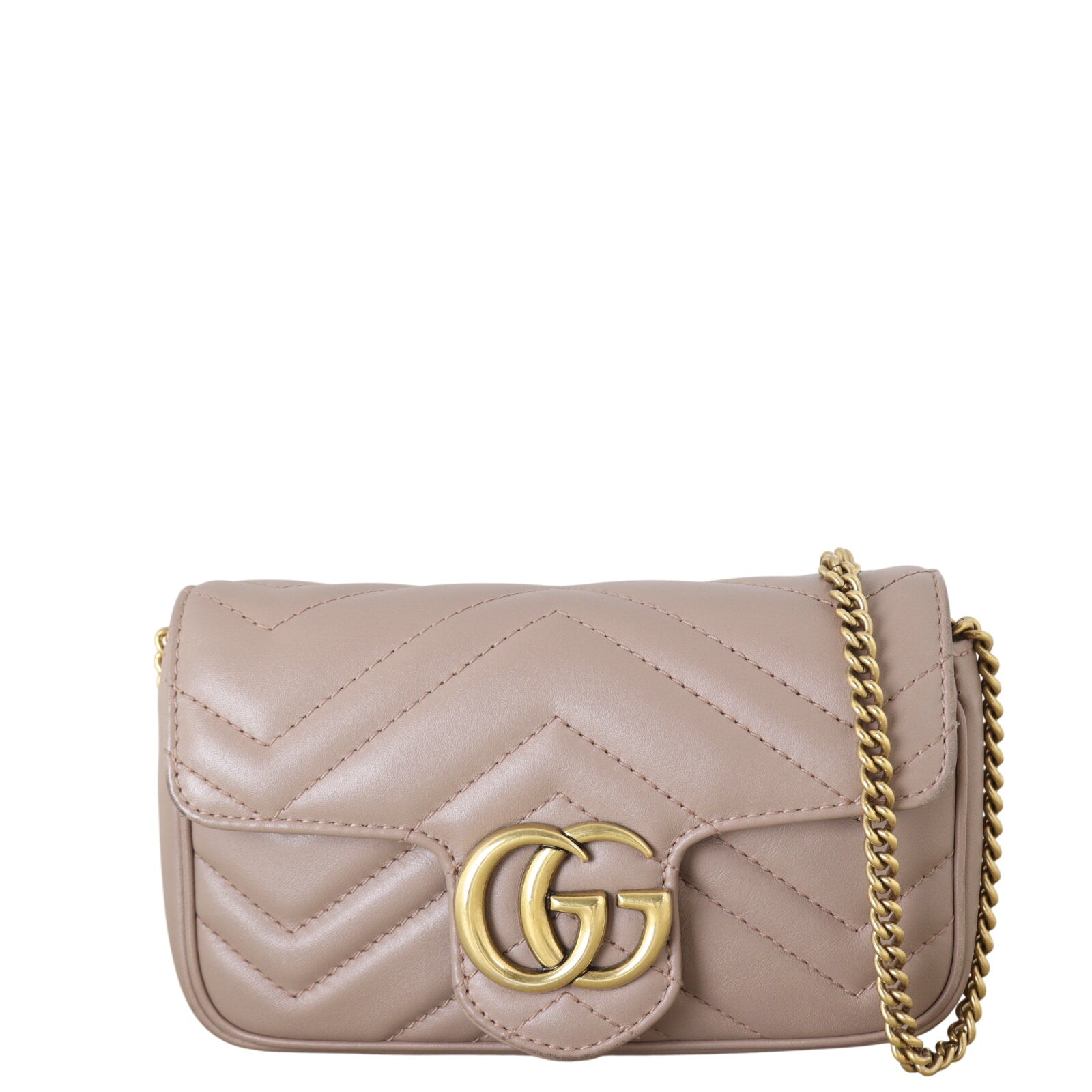 Gucci GG Marmont Matelasse Super Mini Shoulder Bag