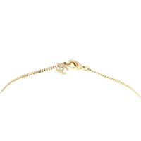 Chanel CC Crystal Round Pendant Necklace