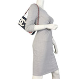 Chanel Chocolate Bar No. 5 Jersey Shoulder Bag