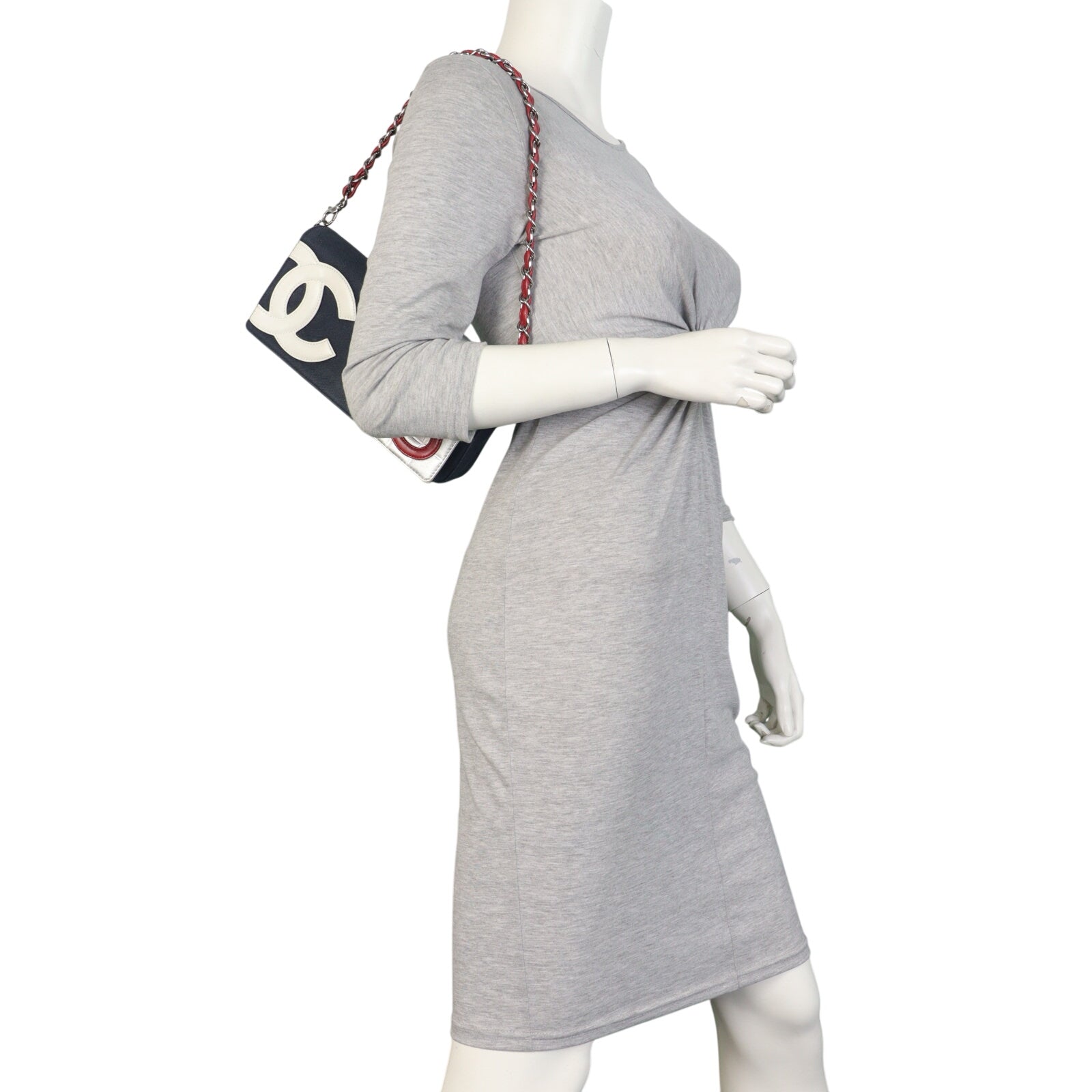 Chanel Chocolate Bar No. 5 Jersey Shoulder Bag