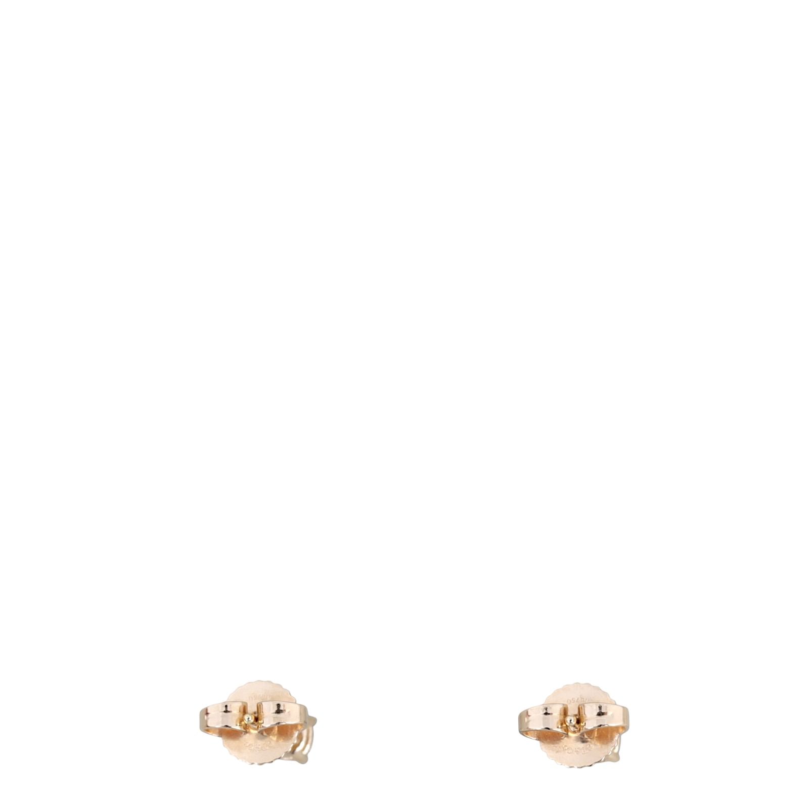 Tiffany & Co Solitaire 18k Yellow Gold Stud Earrings (.22ct)