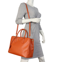 Prada Saffiano Lux Galleria Double Zip Tote Large