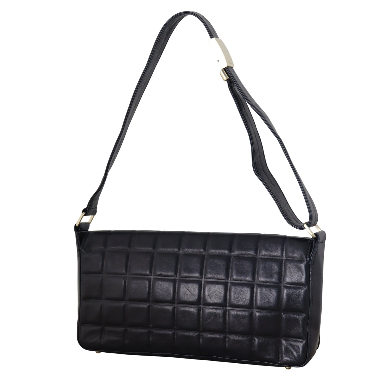 Chanel CC Chocolate Bar Clutch on Strap