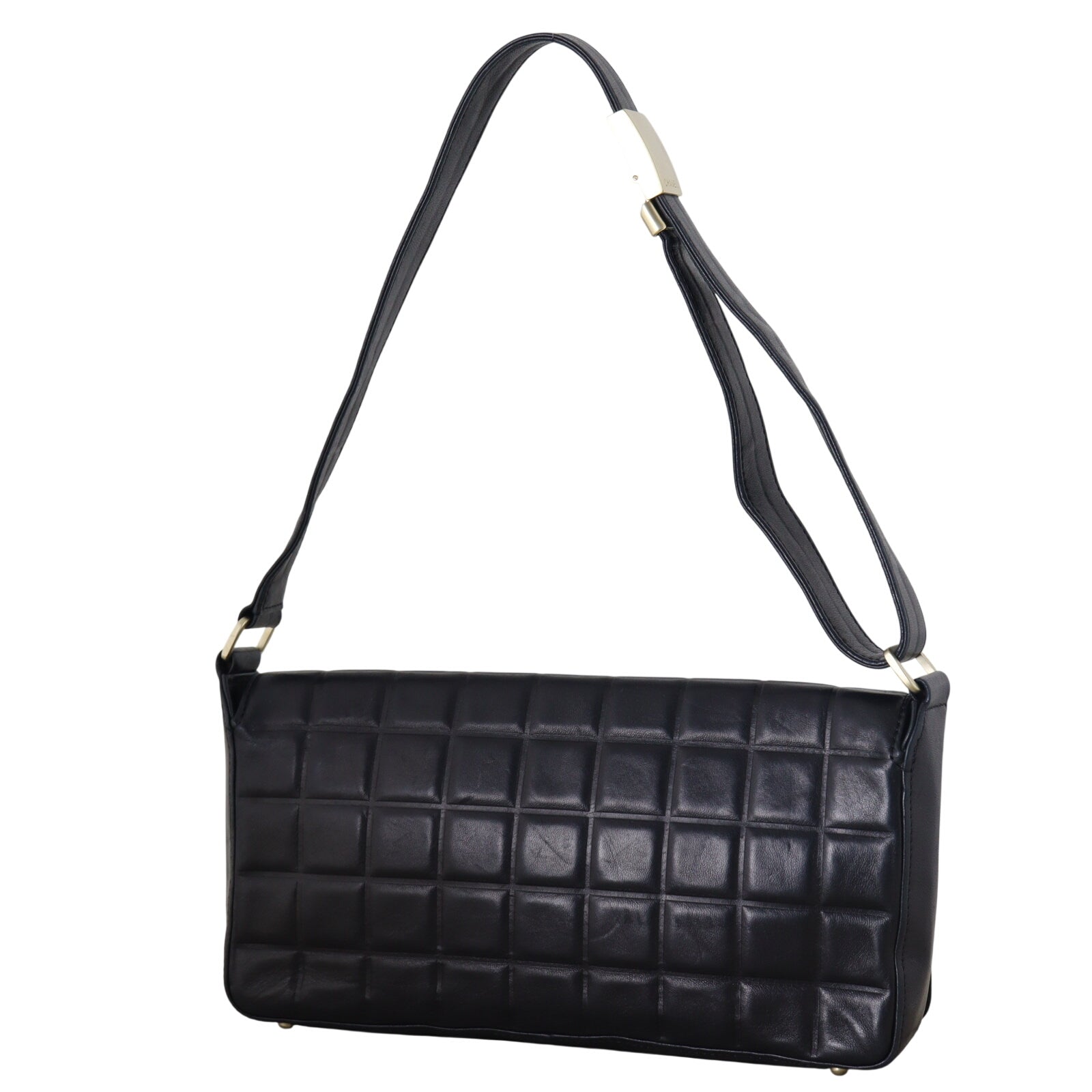 Chanel CC Chocolate Bar Clutch on Strap