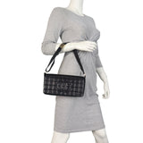 Chanel CC Chocolate Bar Clutch on Strap