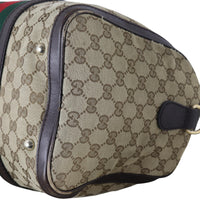 Gucci Vintage Web Original GG Boston Bag Medium