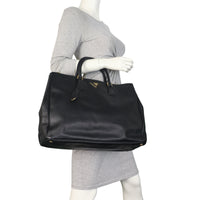 Prada Saffiano Lux Galleria Double Zip Tote Extra Large