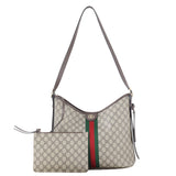 Gucci Ophidia GG Emblem Large Shoulder Bag