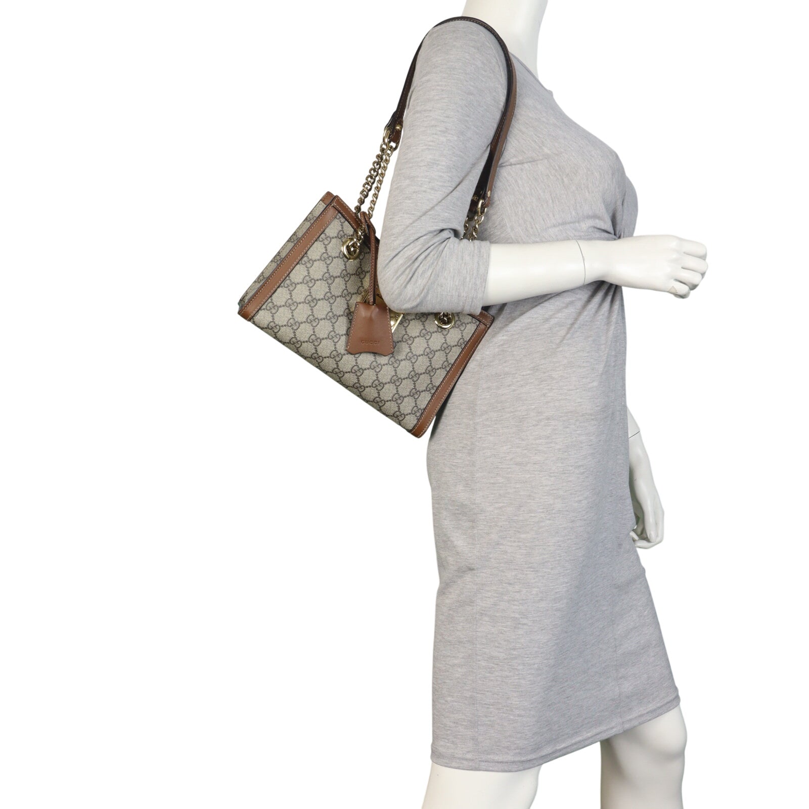 Gucci GG Supreme Small Padlock Tote