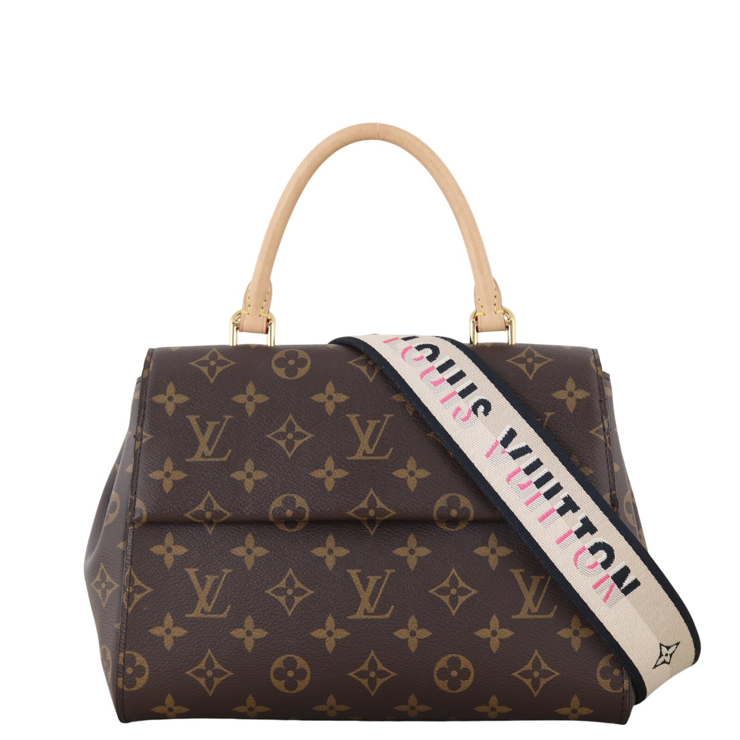 Louis Vuitton Cluny BB Monogram with Embroidered Strap