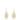 Chanel Crystal CC Tag Drop Earrings