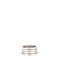 Bvlgari B.Zero1 18k White Gold Four Band Ring